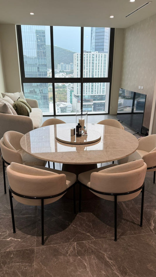 Comedor 4 personas y 4 sillas doble respaldo