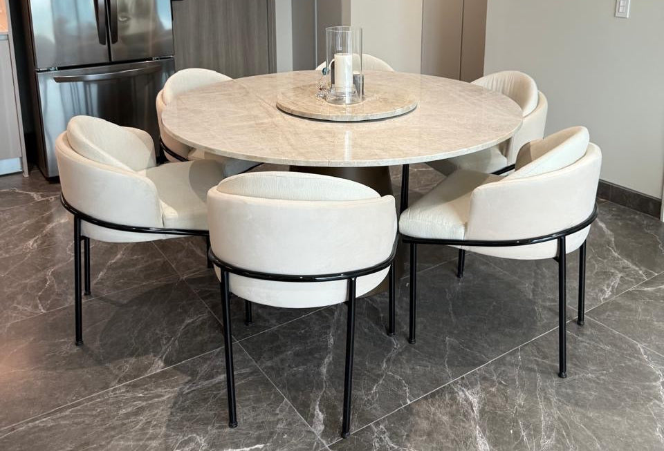 Comedor 4 personas y 4 sillas doble respaldo